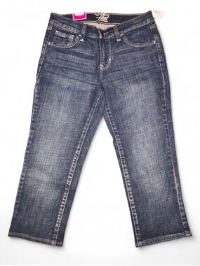 Flirt Jeans Dark Wash Cropped Denim